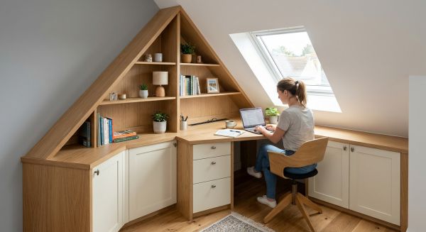 Top astuces pour créer un meuble d'angle sous pente efficace